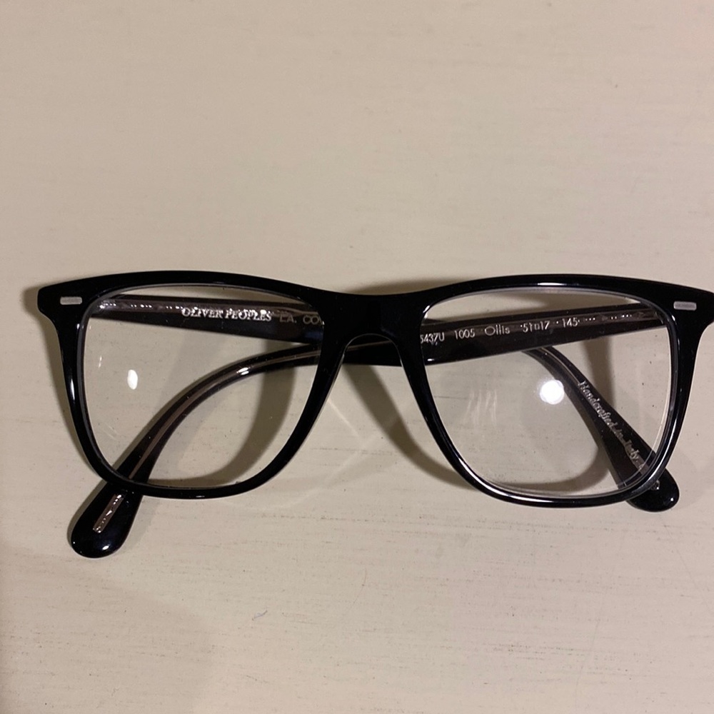 Used Oliver Peoples Ollis Black Eyeglasses